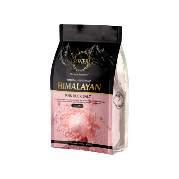 Himalayan Pink Rock Salt 800gm Coarse Pouch