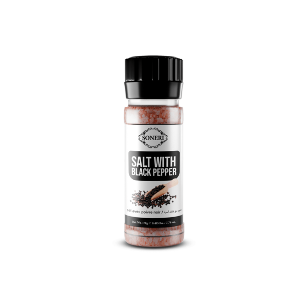 Salt With Black Pepper 170gm